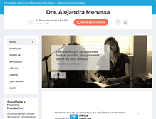 Tablet Screenshot of alejandramenassa.com
